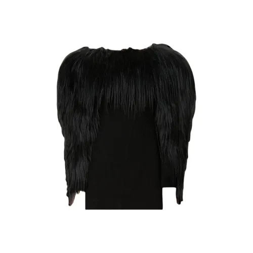 ANNAKIKI Длинное платье с длинными рукавами женское черное