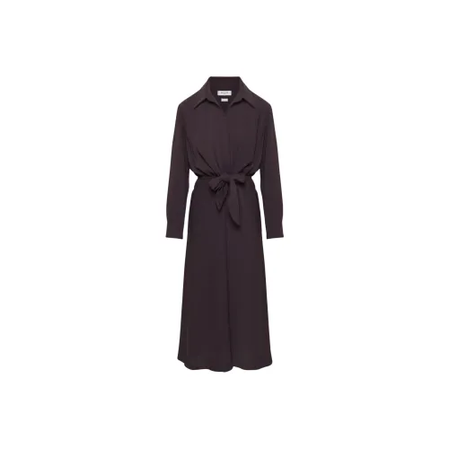 ARITZIA BABATON Аббатство Платье Длинное с длинными рукавами Платье Женское Noble Благородный пурпурный