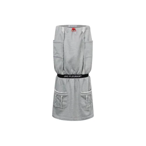 JAC FLEURANT Без рукавов Платье Женское Серое