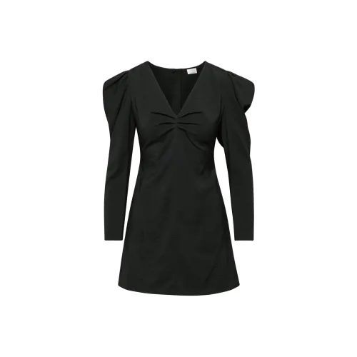 ARITZIA WILFRED Freda Платье Длинное с длинными рукавами Женское Черное Черное