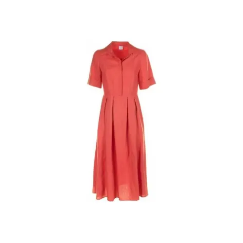 Eleventy FIRSTCLASS Сделано в Италии Короткий рукав Платье Женское Коралловый