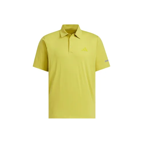 Adidas Поло Мужское Pulse Оливково-зеленый