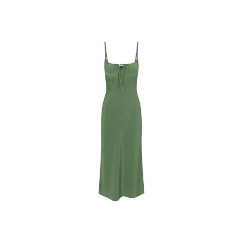 Realisation Par SS24 Slip Платье Женское Зеленое