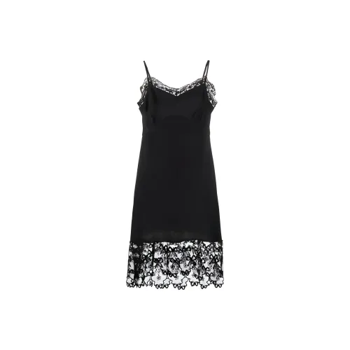 SIMONE ROCHA Черное женское платье без рукавов