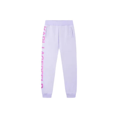 KARL LAGERFELD Вязаные спортивные брюки женские фиолетовые