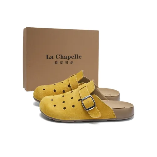 La Chapelle Череп Домашние тапочки Женские Желтые