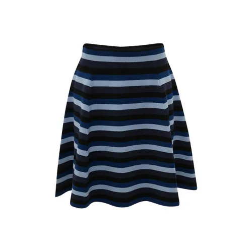 JW Anderson Темно-синие Женские Повседневные Длинные Юбки