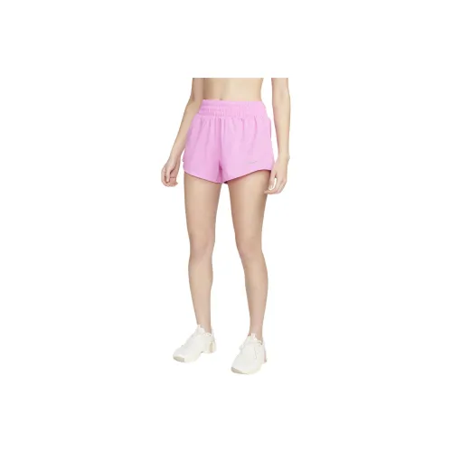 nike Dri Fit one Повседневные шорты Женские Розовый