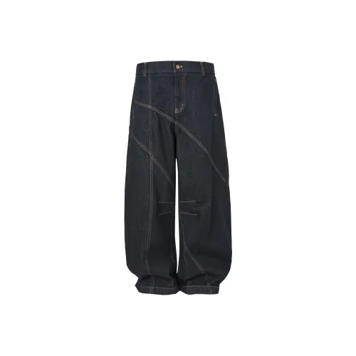 BEAR UNION Синие Унисекс Джинсы