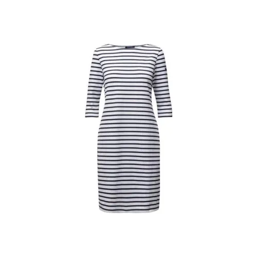 SAINT JAMES Blue Женские Короткие Платья с Рукавами