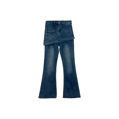 Icicofficial Джинсы Женские Темно-синий