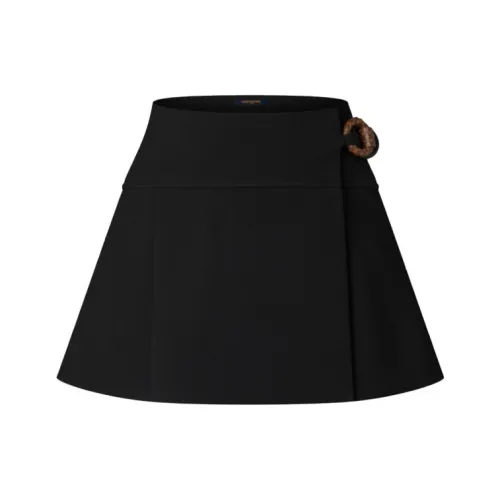 LOUIS VUITTON Повседневные короткие юбки Женские Черный