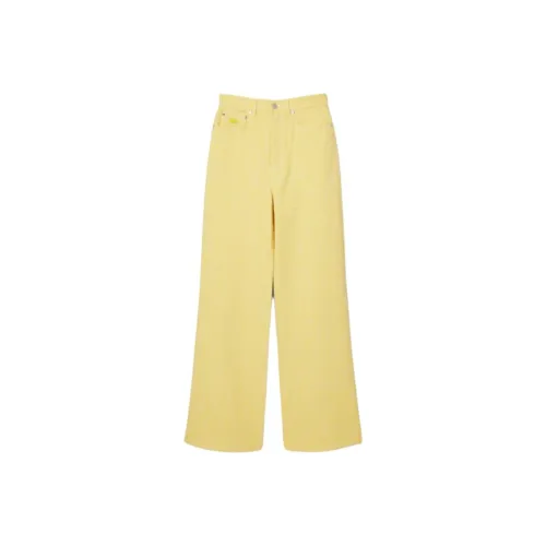 LACOSTE SS25 Джинсы Женские Желтые