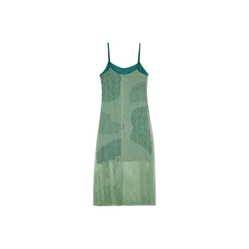 Brain Dead Slip Платье Женское Зеленое