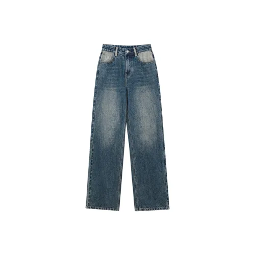 VEGA CHANG SS24 Джинсы Женские Ностальгический Синий