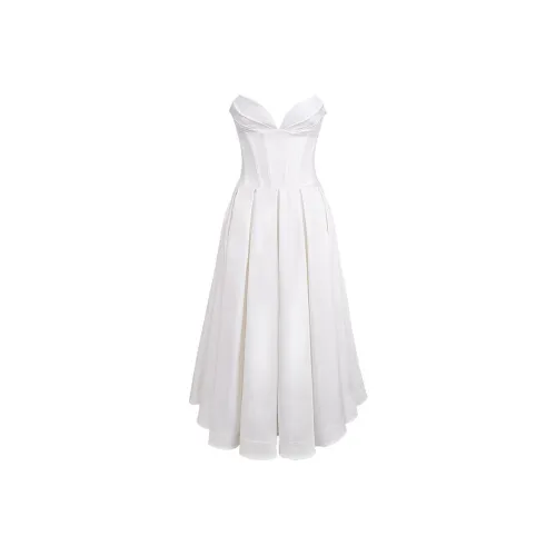 HOUSE OF CB LADY Без рукавов Платье Женское Белое Белый