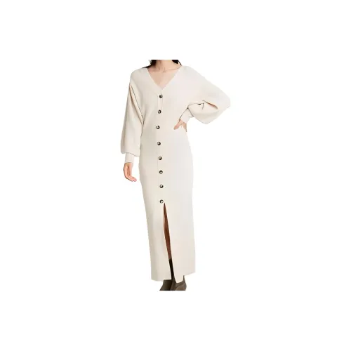 SNIDEL Женские Платья с Длинным Рукавом