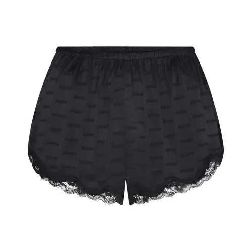 SKIMS Жаккард Кружево Короткие Повседневные Шорты Женские Onyx Onyx