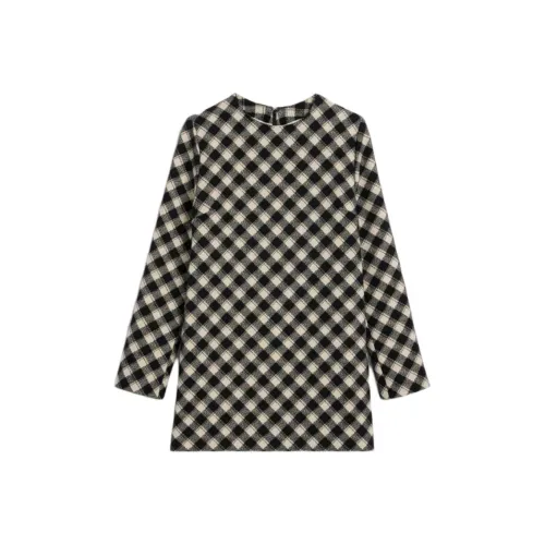 AMIPARIS Длинное платье с длинными рукавами женское черное и белое