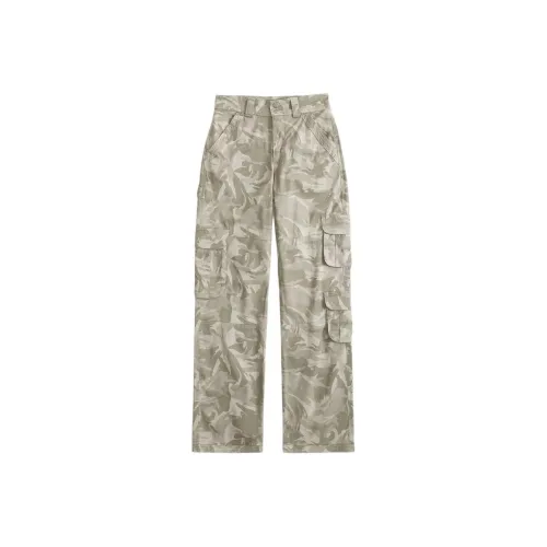 Abercrombie＆Fitch Карго Брюки Женские Зеленые