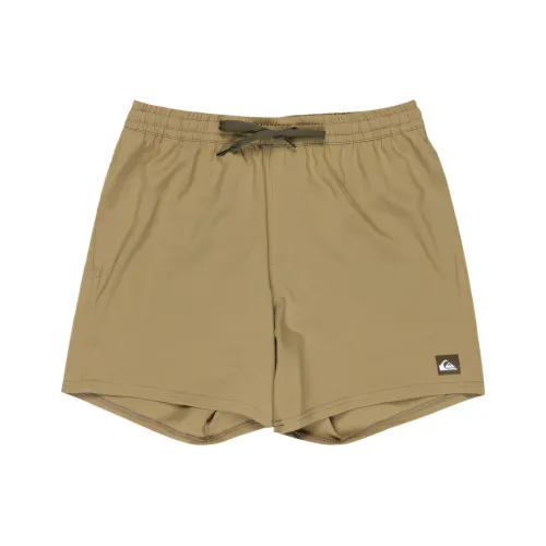 Quiksilver Хаки Мужские Плавательные Шорты