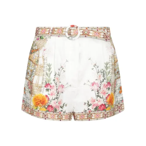 Camilla SS25 Повседневные шорты Женские Белые