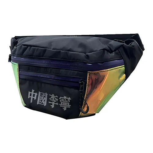 LINING Полиэстер Слинг-Сумка Пояс Сумка Маленькая Унисекс Черный Фиолетовый