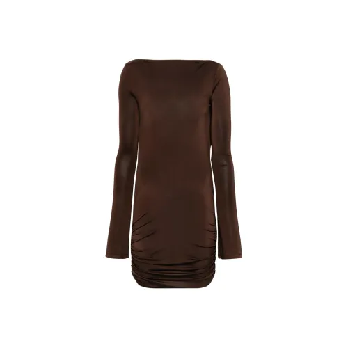 Atu Body Couture Умбра Женские Длинные Платья с Рукавами