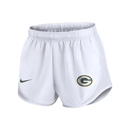nike x NFL Зеленый Bay Packers Tempo Повседневные шорты Женские Белые
