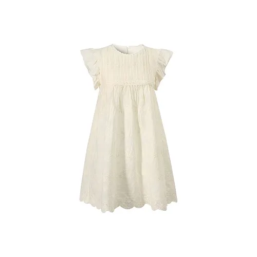 JOSR Короткий рукав Платье Женское Белое