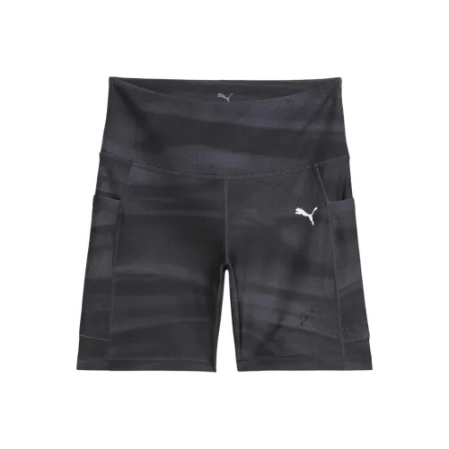 PUMA Повседневные шорты женские черные