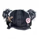 Чёрная кукла-медведь