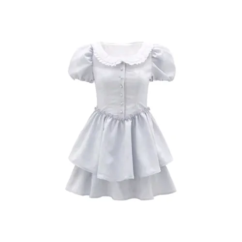 ZCDECO Короткое платье с короткими рукавами женское