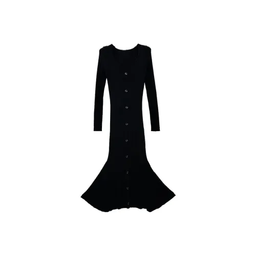 Icicofficial Женские Платья с Длинным Рукавом