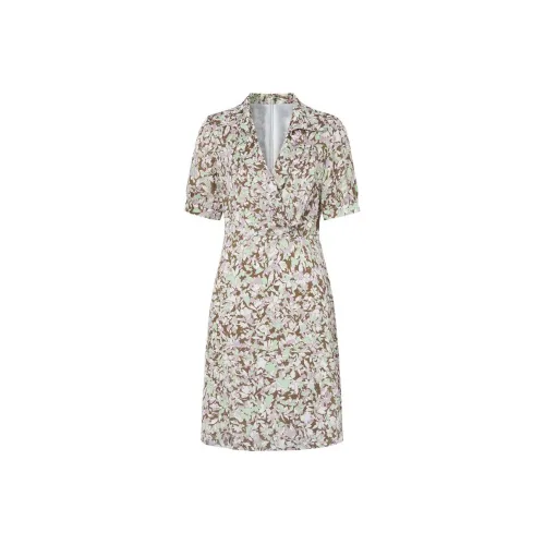 JZ Juzui Короткий рукав Платье Женское