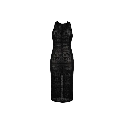 Patrizia Pepe SS24 Sleeveless Dress Women's Black Патrizia Pepe SS24 Без рукавов Платье Женское Черное
