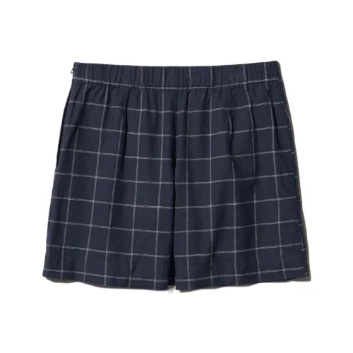 UNIQLO Повседневные шорты женские темно-синие