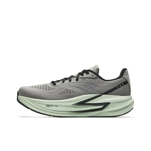 Anta Champion 4 Slip-resistant Abrasion-resistant Low Top Casual Long-distance Sprint Running Shoes Men's Gray Анта Champion 4 Противоскользящий Устойчивый к истиранию Низкий Топ Повседневный Бег на длинные дистанции Спринт Беговые кроссовки Мужской Серый
