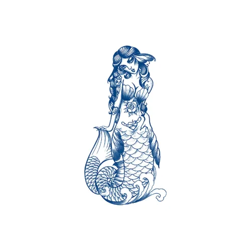 LIEJI The Украшение OF The Океанический Травяной Временные Татуировки