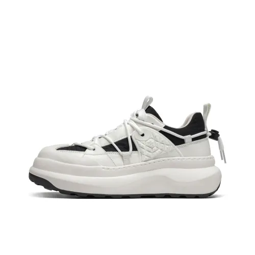 Anthony Miles Низкий Топ Casual Мужской Белый Черный