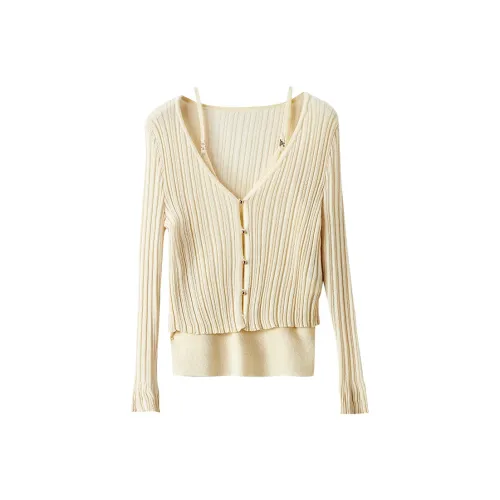 XIANGYING Повседневный костюм женский цвет желтый