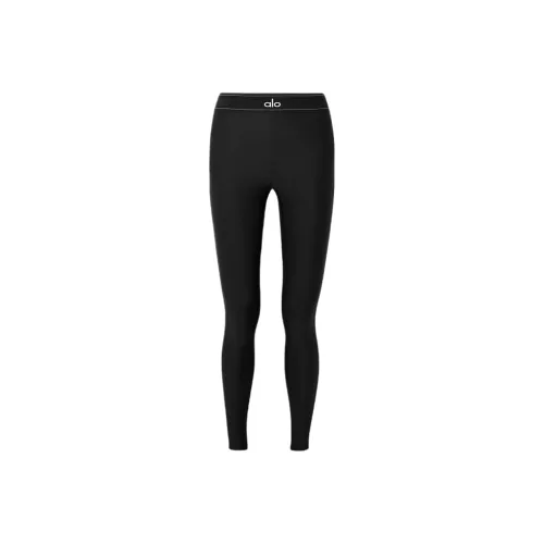 Alo Yoga Леггинсы Женские Черные