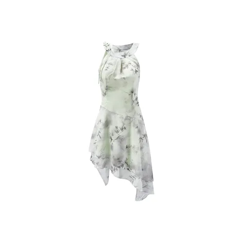 XUANSHU Slip Платье Женское Azure