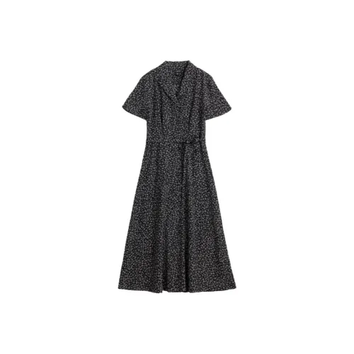 CLUB MONACO Короткий рукав Платье Женское с принтом "Daisy"