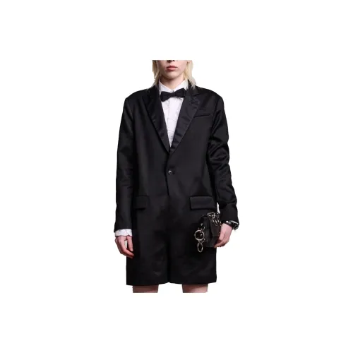 R13 Black Женские Длинные Рукава Платья