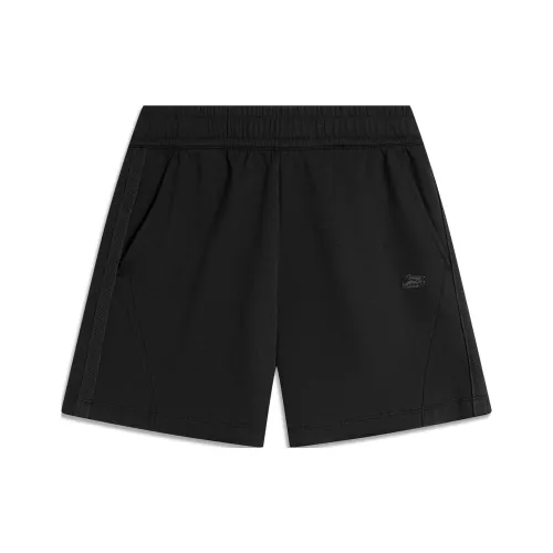 LINING Sports Trend Series Черные Женские Повседневные Шорты