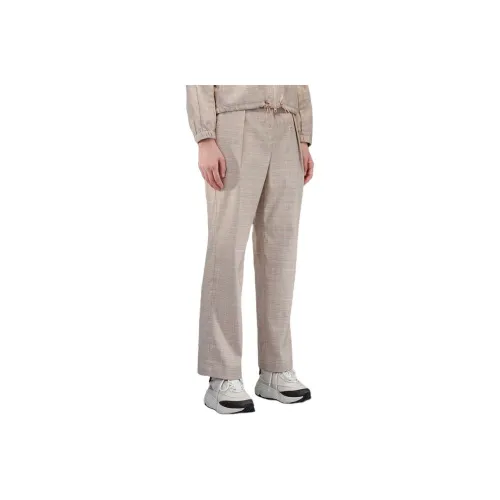 Particle Fever Костюм Брюки Женские Хаки Золотая нить Клетка