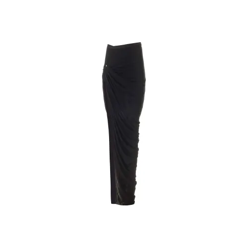 RICK OWENS Черные Женские Вязаные Длинные Юбки