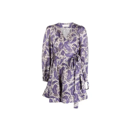 Zimmermann Многоцветные Женские Длинные Платья с Рукавами