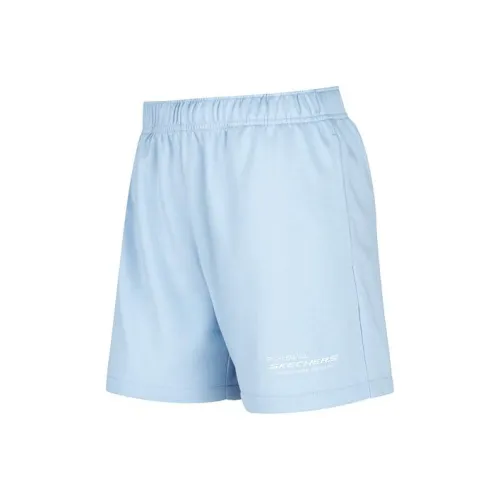 Skechers Повседневные шорты Женские Moon Белый Синий